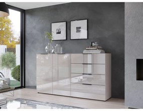Kremowa niska komoda 184x102 cm Oakland – Germania