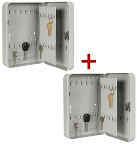 Szafka na klucze 1+1 GRATIS, zamek mechaniczny, na 48 kluczy