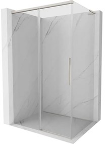 Mexen Rox L kabina prysznicowa rozsuwana 115 x 75 cm, transparent, nikiel szczotkowany - 8C2L-115-075-97-00