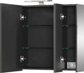 Szara szafka łazienkowa 80x71 cm – Germania