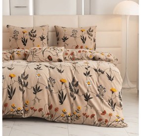 PrzytulneMieszkanie.pl PrzytulneMieszkanie.pl Pościel z mikropluszu HERBÁŘ beżowe Rozmiar pościeli: 2 szt 70 x 90 cm | 200 x 220 cm