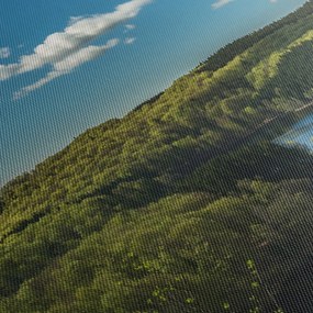 Obraz - Jezioro w lesie (125x70 cm)