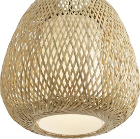 Lampa wisząca Japandi Bamboo 30 cm IP44 - Moana