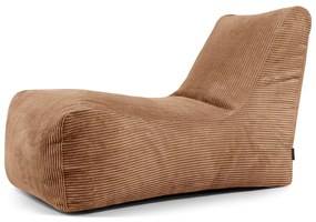 Brązowy sztruksowy worek do siedzenia Lounge – SLOWDOWN