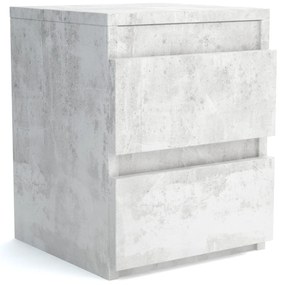 Szafka nocna WIKI z 2 szufladami Beton