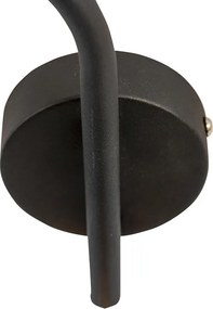 Inteligentna nowoczesna lampa sufitowa czarna, w tym 3 WiFi B35 - Lofty