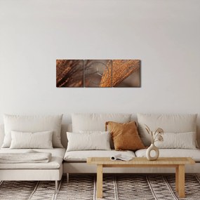 Obraz - Kortaderia (z zegarem) (90x30 cm)
