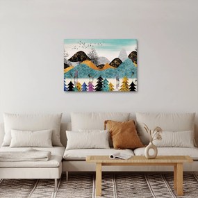 Obraz graficzny z jeleniem (70x50 cm)