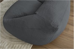 Ciemnoszary worek do siedzenia z imitacji futra Lilibet – Bobochic Paris