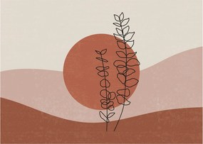 Obraz - Boho leaves N⁰1 (70x50 cm)