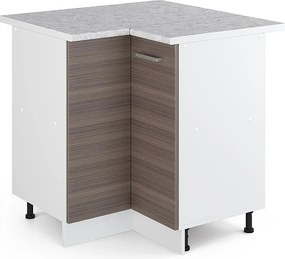 Szafka narożna szlachetna szarość 75.6x60x81.6 r-line