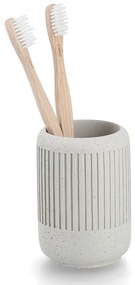 Kubek na szczoteczki CEMENT, Ø 7 cm