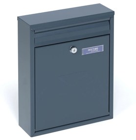 Skrzynka pocztowa odpowiednia do montażu COMO, antracytowa
