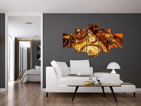 Obraz - Historyczne narzędzia marynarzy (125x70 cm)