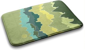 Dywanik antypoślizgowy do łazienki Dywanik antypoślizgowy do łazienki Góry Abstrakcja