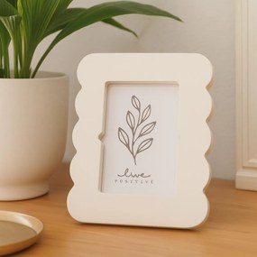 Ramka na zdjęcie z falowanym brzegiem BASE, 16 x 2,2 x 20,8 cm