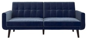 Niebieska sofa rozkładana 201 cm Nola – Støraa