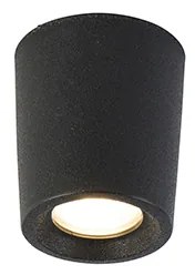 Zewnetrzna Nowoczesny reflektor sufitowy czarny z LED IP55 - Livia Nowoczesny Oswietlenie zewnetrzne