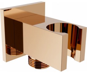 Mexen Cube przyłącze kątowe, różowe złoto - 79300-60