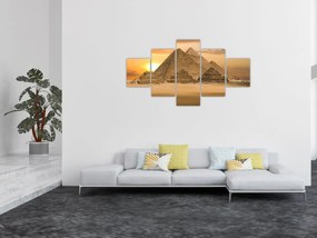 Obraz - Piramidy (125x70 cm)