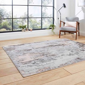 Szaro-różowy dywan Think Rugs Apollo, 160x220 cm
