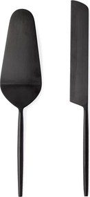 Zestaw noża i łopatki do ciast 2 szt. ze stali nierdzewnej Bronte – Bizzotto