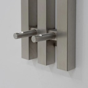 Metalowy wieszak ścienny w kolorze srebra Senza – Spinder Design