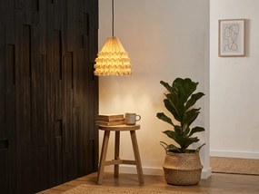 Wisząca lampa ORIGAMI papierowa 26 cm, kremowa