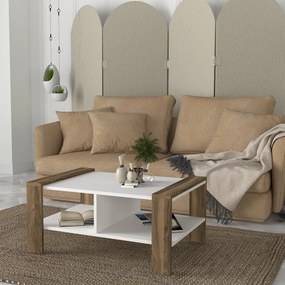 Stolik konferencyjny Erica White Walnut