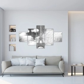 Obraz - Vintage pocztówka miasta N⁰3 (125x70 cm)