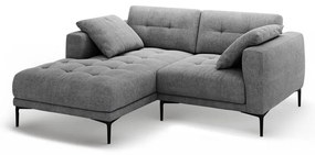 Szary narożnik (lewostronny/z szezlongiem) Bemy – Micadoni