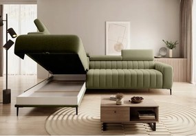 Narożnik GANDI 120 Lewostronny system włoski Salvador 10 Zielony WERSAL