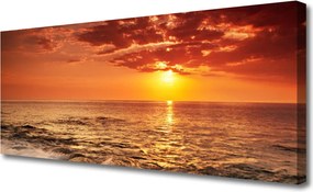 Obraz canvas Złota Godzina nad Oceanem