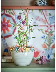 Kamionkowa ręcznie malowana osłonka na doniczkę ø 19,5 cm Eanna – Bloomingville
