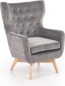 Tapicerowany fotel w stylu glamour Marvel