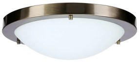 Lampa sufitowa w kolorze bronzu ze szklanym kloszem ø 18 cm Aquila – Candellux Lighting