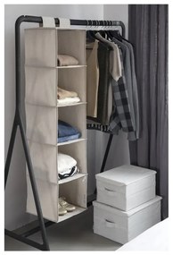 Czarny tekstylny pojemnik z pokrywką 35x19x26 cm Soft Storage – Bigso Box of Sweden