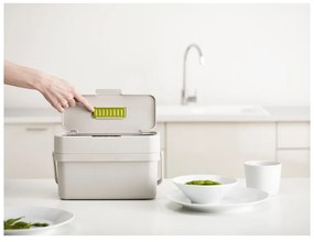Beżowy pojemnik na odpadki organiczne Joseph Joseph Compo