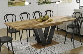 Stół rozkładany LARA 130(210)x80 dąb wotan