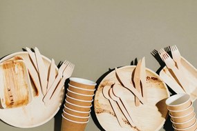 Jednorazowe noże drewniane, 20 sztuk w komplecie