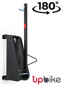 Obrotowy uchwyt na rowery elektryczne UpBike z mechanizmem podnoszenia 1+1 GRATIS, zabudowane boki