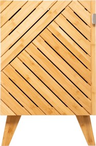 Szafka łazienkowa Bath n'modul, zamykana, bambus, 70 cm