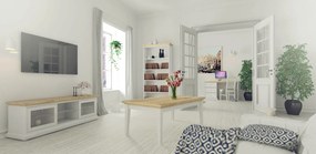 Komoda Paris 70305 biały - dąb sonoma