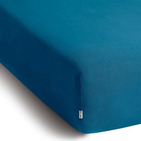 Morskie dżersejowe prześcieradło z gumką 140x200 cm Amber – Restilo