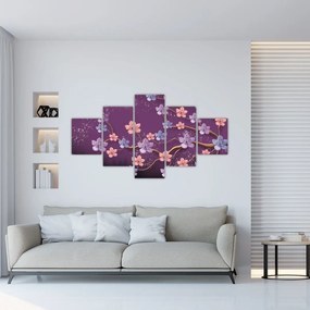 Obraz - Wiosenny zmierzch (125x70 cm)