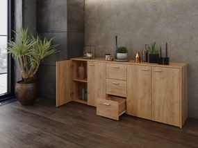 Szafka HUGOS 180, dąb craft złoty