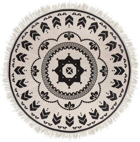 Dywanik dekoracyjny w stylu boho, Ø 120 cm