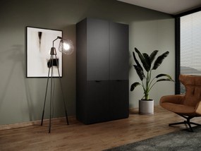 Szafa ATELIO - Czarny / Front NOVA / 101 cm