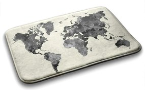 Dywanik łazienkowy antypoślizgowy Dywanik łazienkowy antypoślizgowy Mapa świata