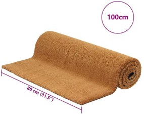 Prostokątna wycieraczka w rustykalnym stylu 80x100 cm - Pakos 4X